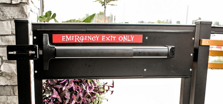 emergency push bar installation in New Smyrna Beach